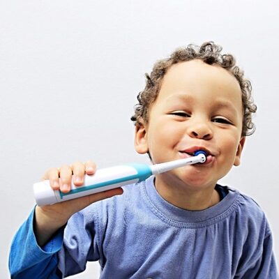 Throughout February, National Children’s Dental Health Month, PCOM clients received SMILE KITS including tips for brushing baby and toddler teeth, a B